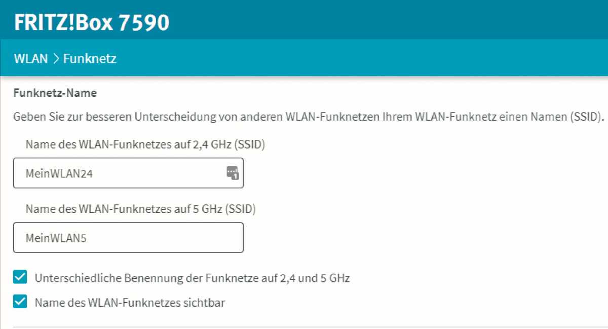 Fritzbox Einstellungen