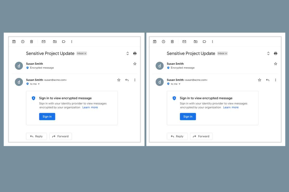 End-to-end encryption gmail web