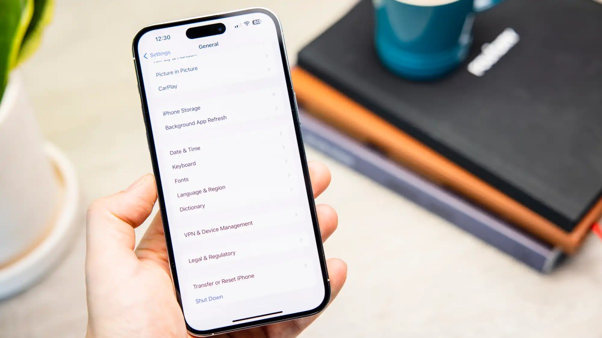 Ajustes del iPhone 14 Pro Max