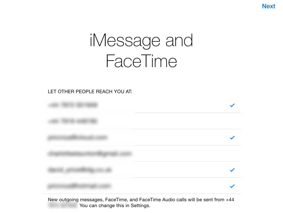 iPhone-installation - iMessage