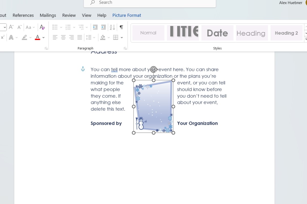 How to adjust images in Microsoft Word