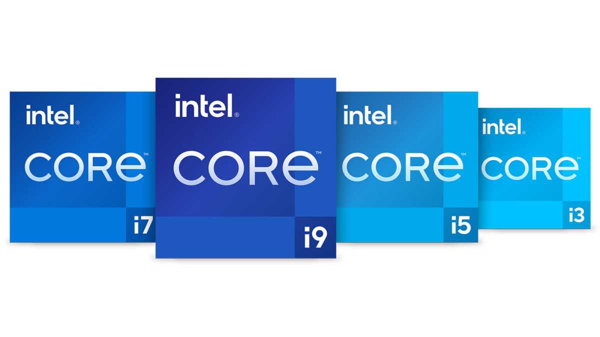 Intel 13th-gen Raptor Lake i9 i7 i5 i3 badges