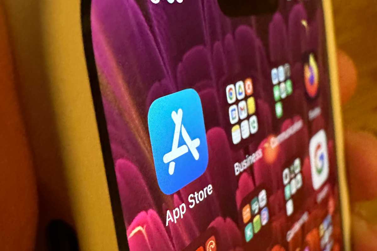 App Store icon on an iPhone