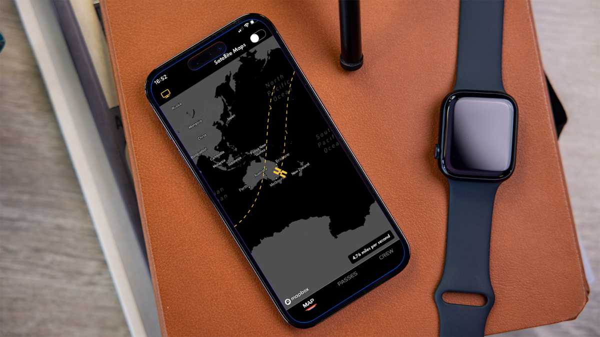    ISS Finder app included on iPhone