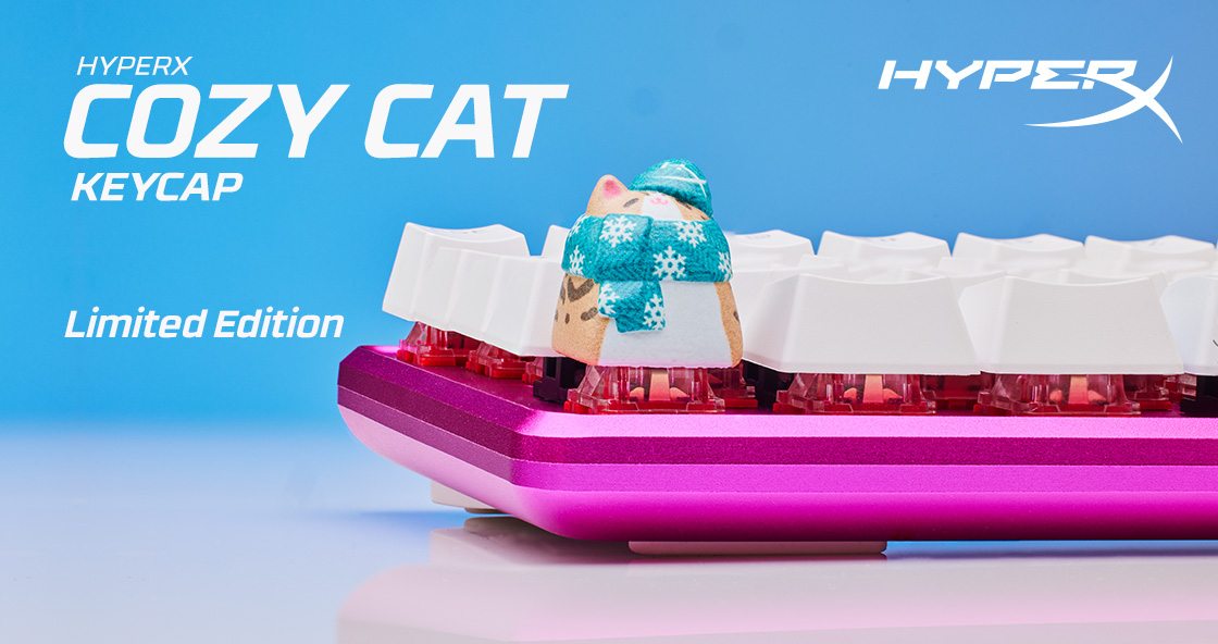 HP Cozy Cat keycap