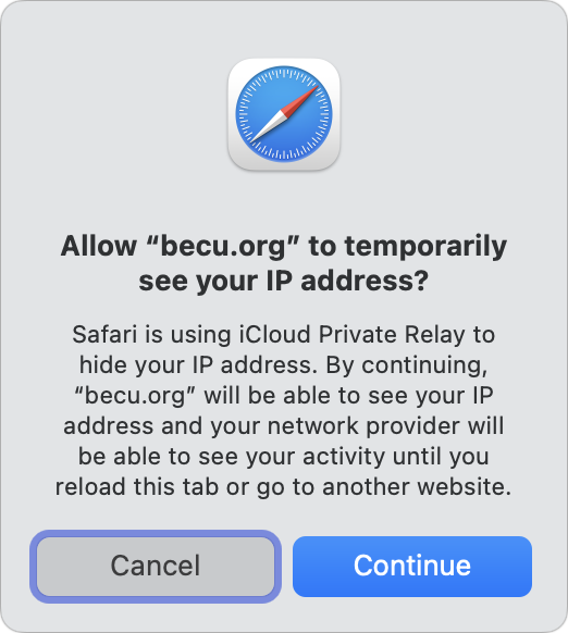 Cara mengecualikan halaman web dari iCloud Private Relay