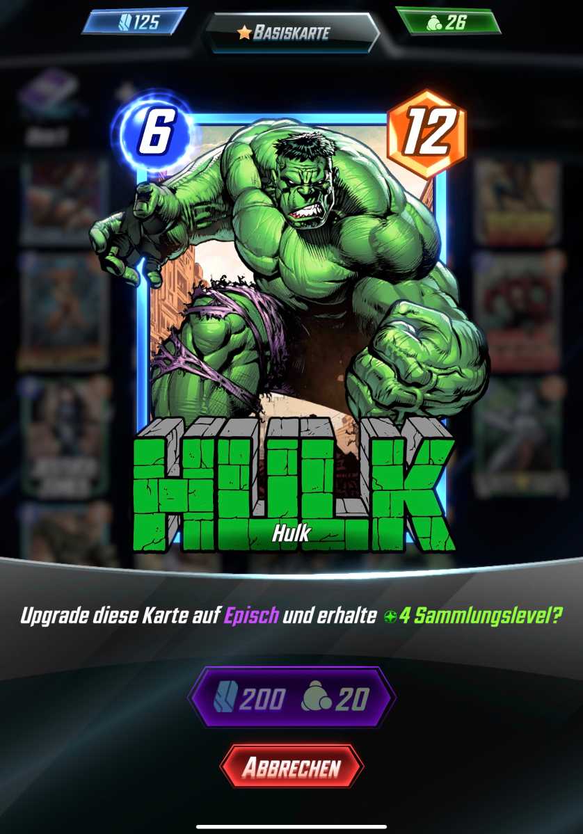 Marvel Snap iPad Hulk