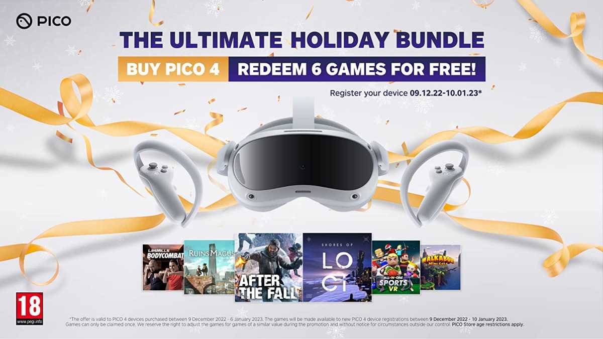 Get the Pico 4 VR headset holiday bundle from just £259 this Black Friday