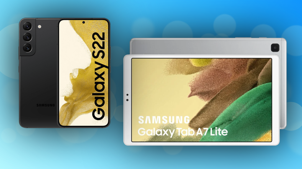 Image: Samsung Galaxy S22 mit 40 GB-Tarif plus Tablet A7 Lite geschenkt: Ãber 700 Euro sparen