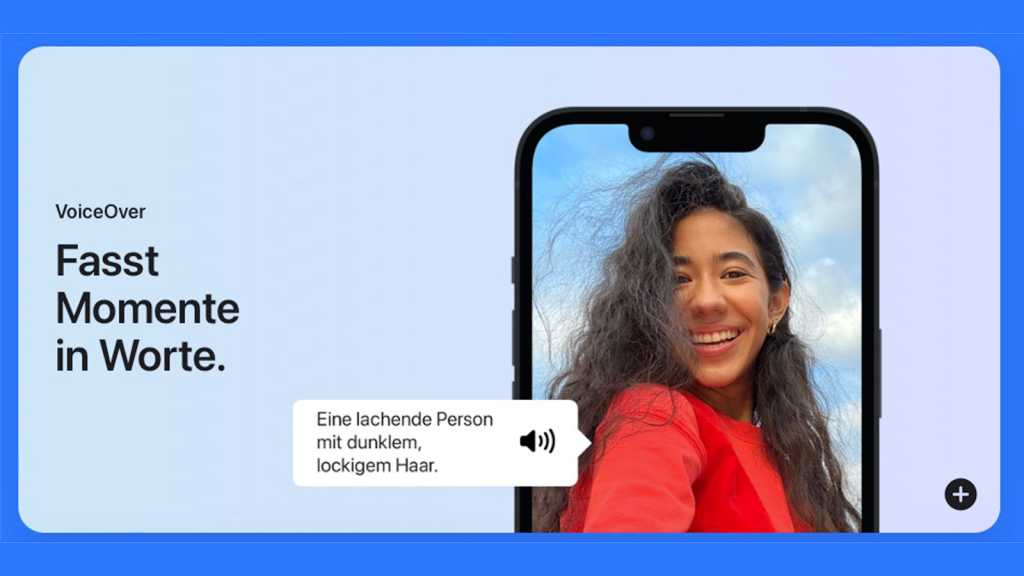 Image: Apple zeigt Barrierefreiheit mit iPhone, Apple Watch und Mac