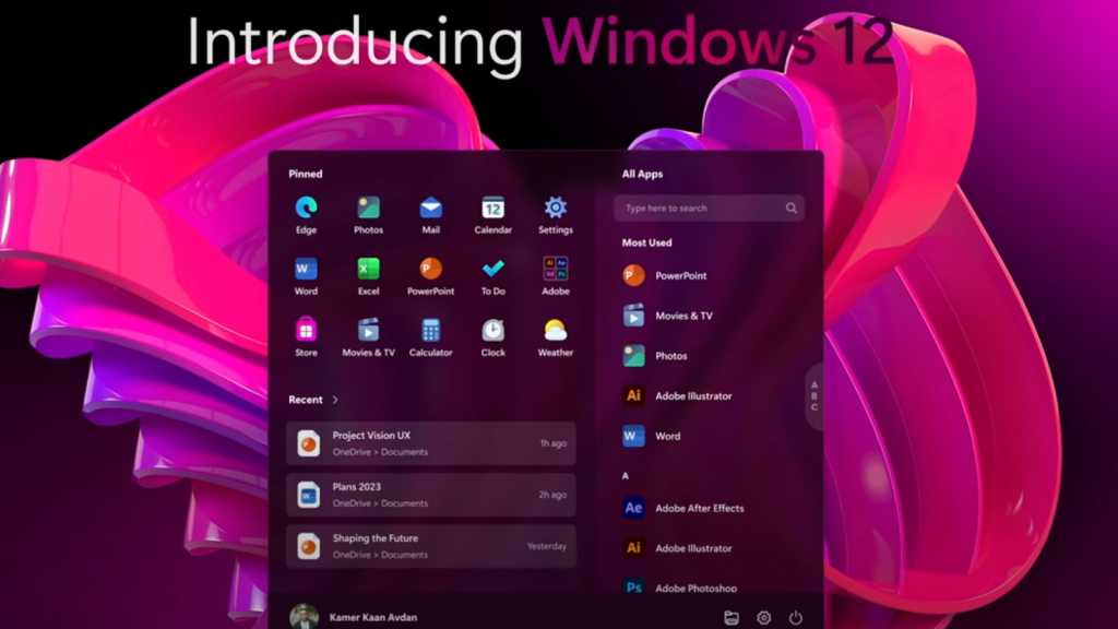 Image: Windows 12: Designer zeigt Microsoft, wie Windows-11-Nachfolger aussehen muss