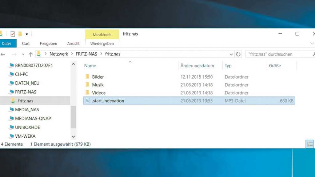 Image: Benutzerordner im Explorer ausblenden