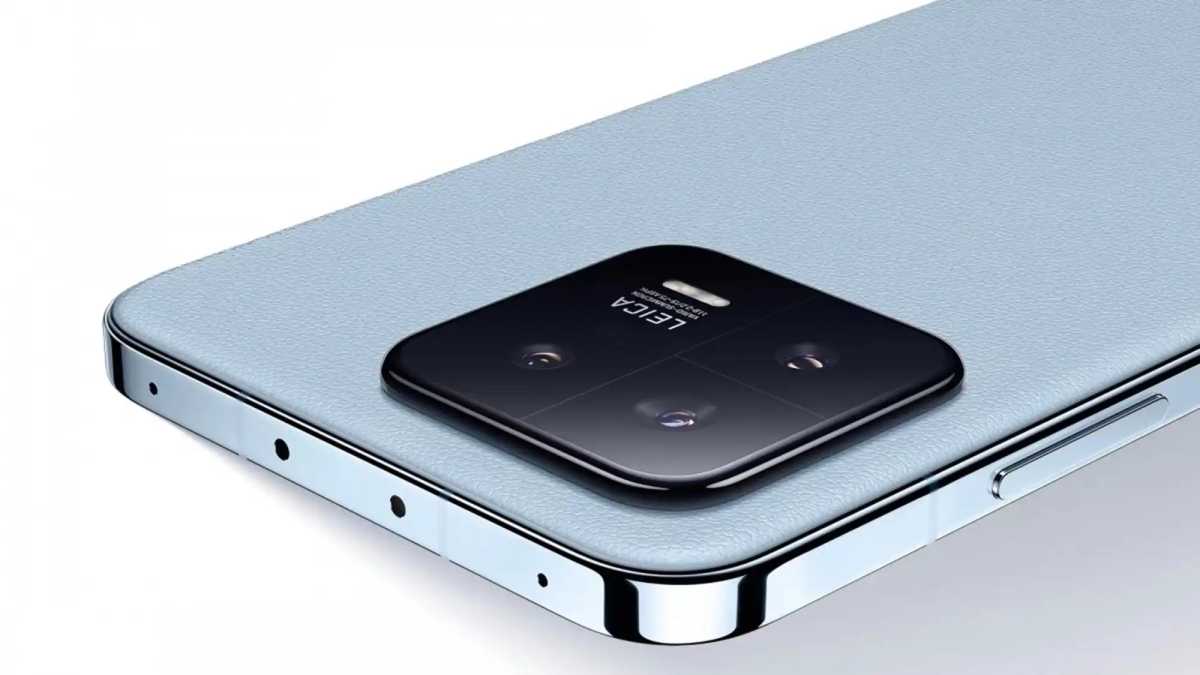 Cámara trasera del Xiaomi 13 azul