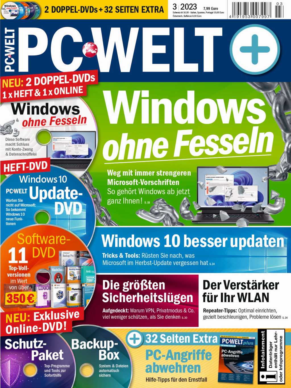 Image: PC-WELT 3/2023 jetzt am Kiosk: Windows ohne Fesseln