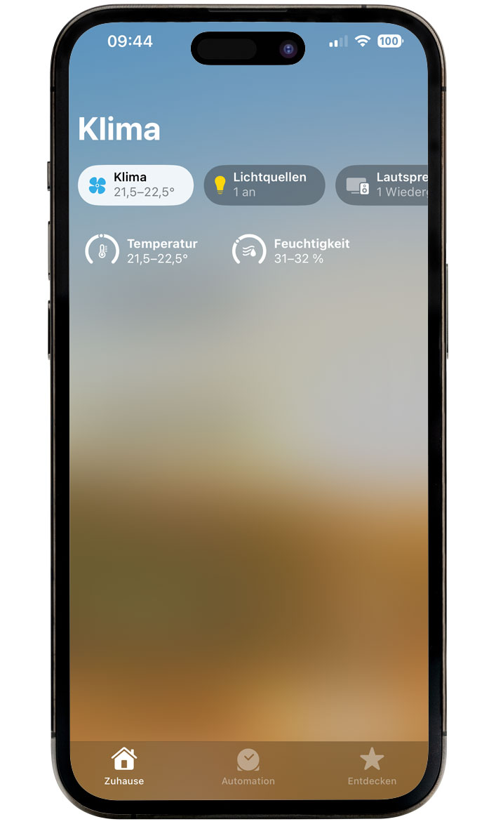 Klimamessung mit Homepod Mini