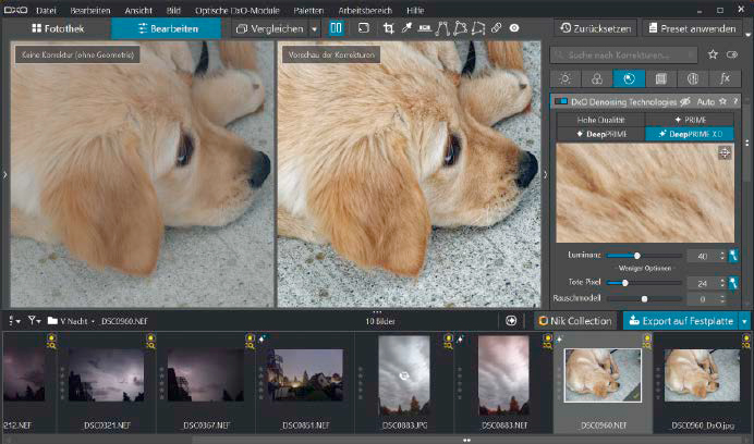 Das neue Modul zum Verbessern von RAW-Fotos arbeitet mit künstliche Intelligenz und liefert in der Praxis überzeugende Ergebnisse.