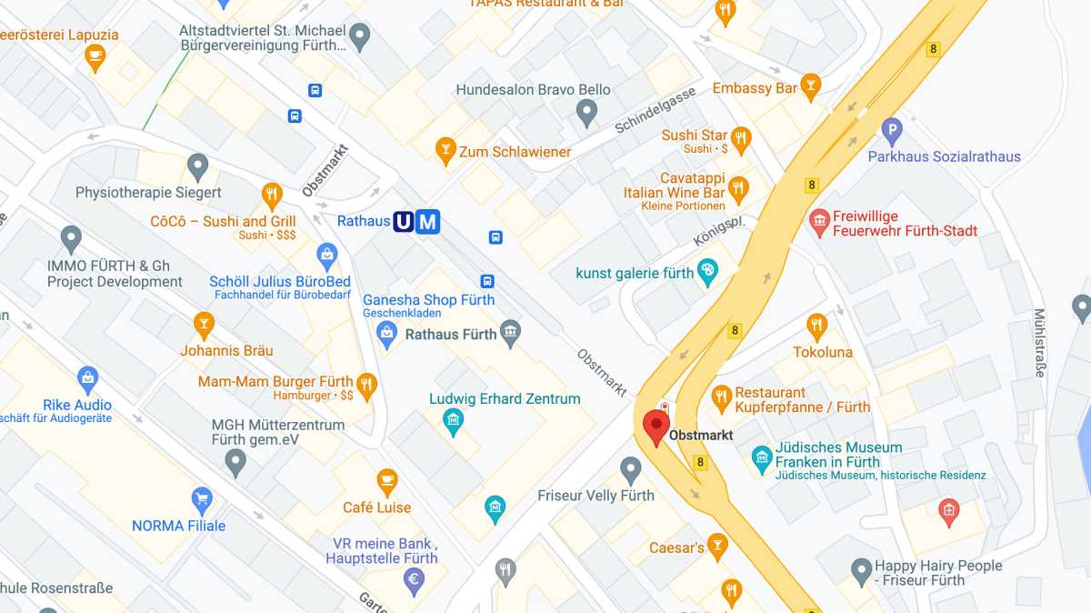 Google Maps Fürth Königstraße