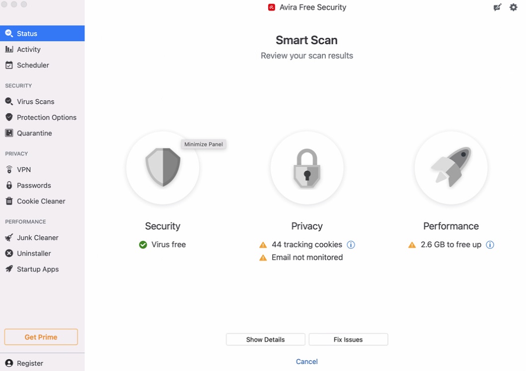 Avira Free Security for Mac review 1