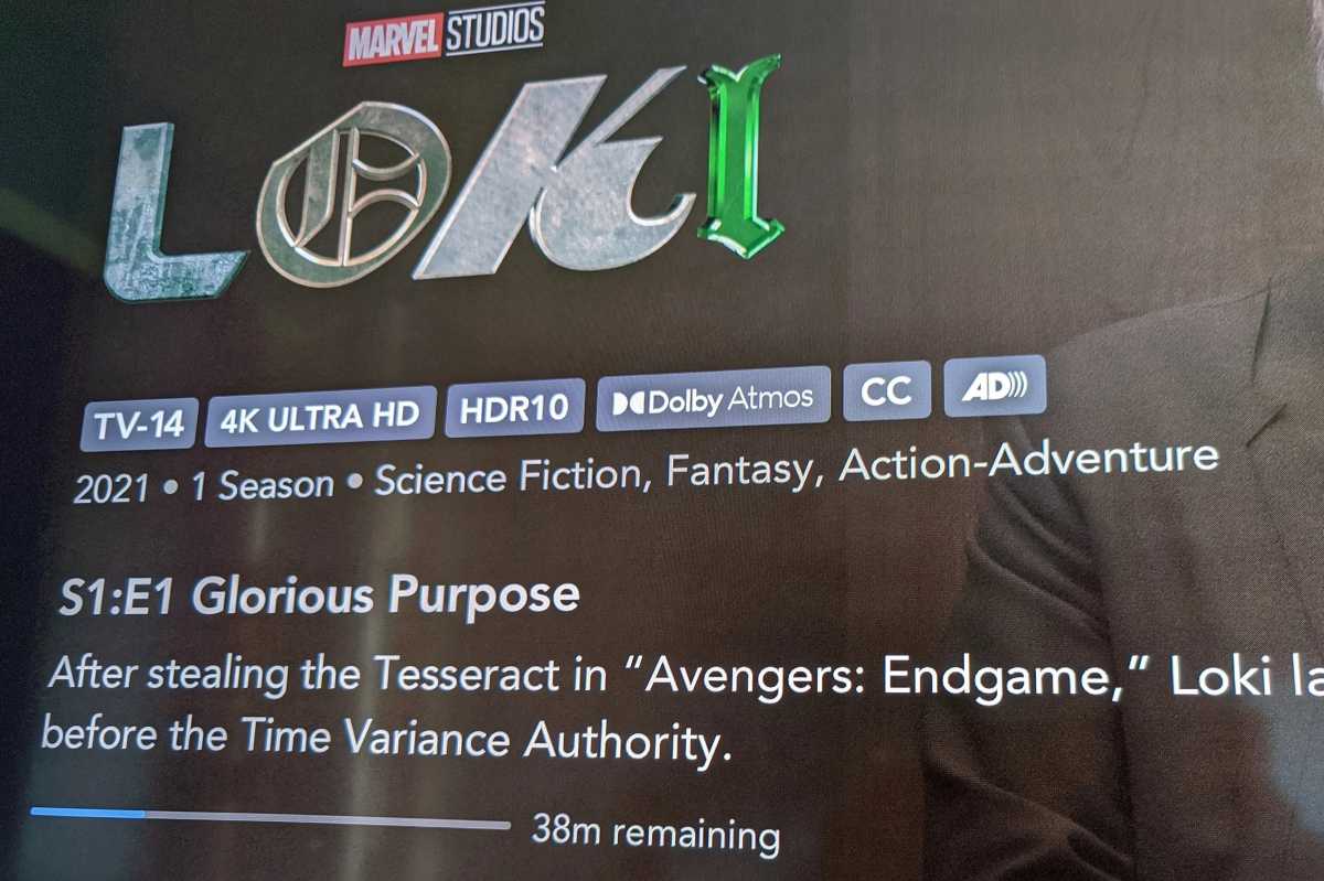 Disney+ Loki in 4K HDR10 with Dolby Atmos