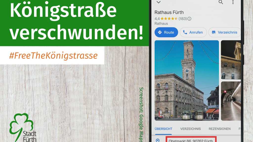 Image: Google stiehlt deutscher GroÃstadt eine ihrer HauptstraÃen im Stadtzentrum