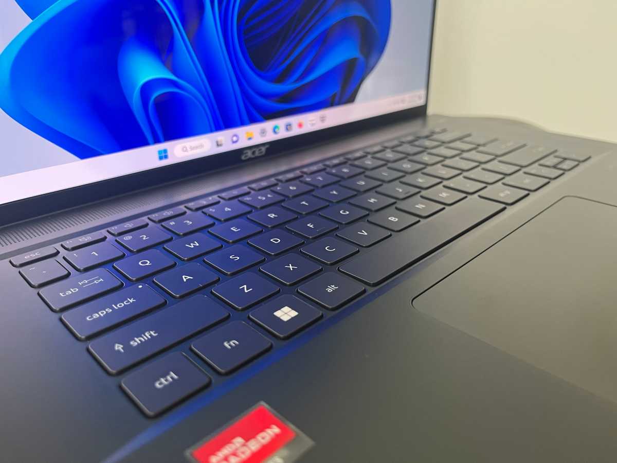 Acer Swift Edge keyboard