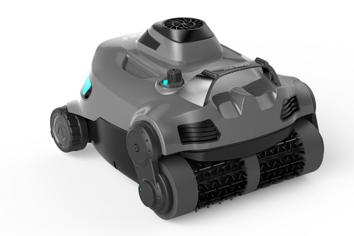 Rear view of Aiper Elite Pro pool-cleaning robot