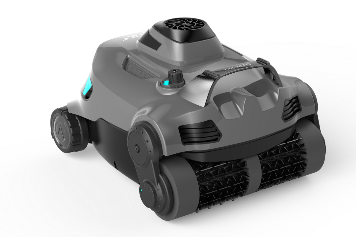 Rear view of Aiper Elite Pro pool-cleaning robot