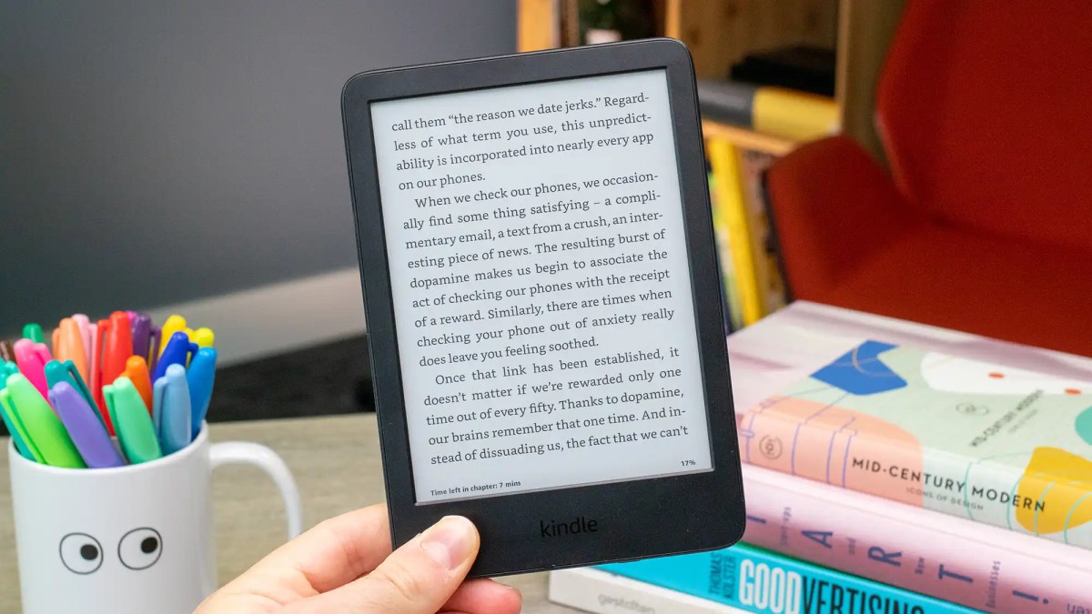 Un libro en el Amazon Kindle (2022)