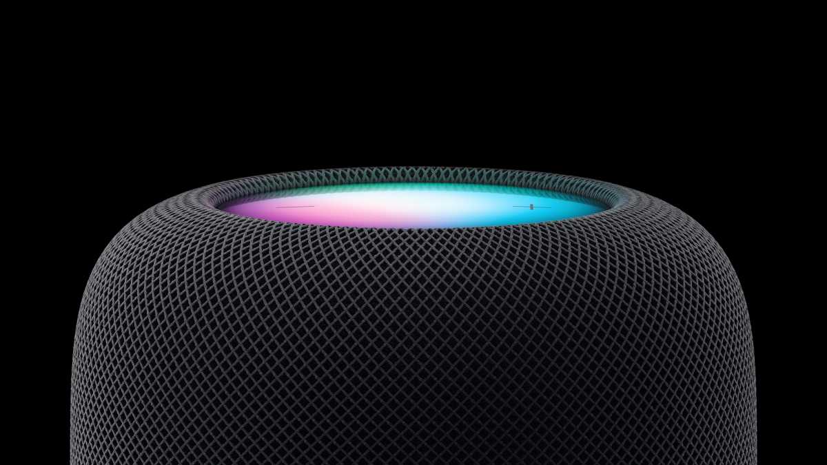 The midnight Apple HomePod 2