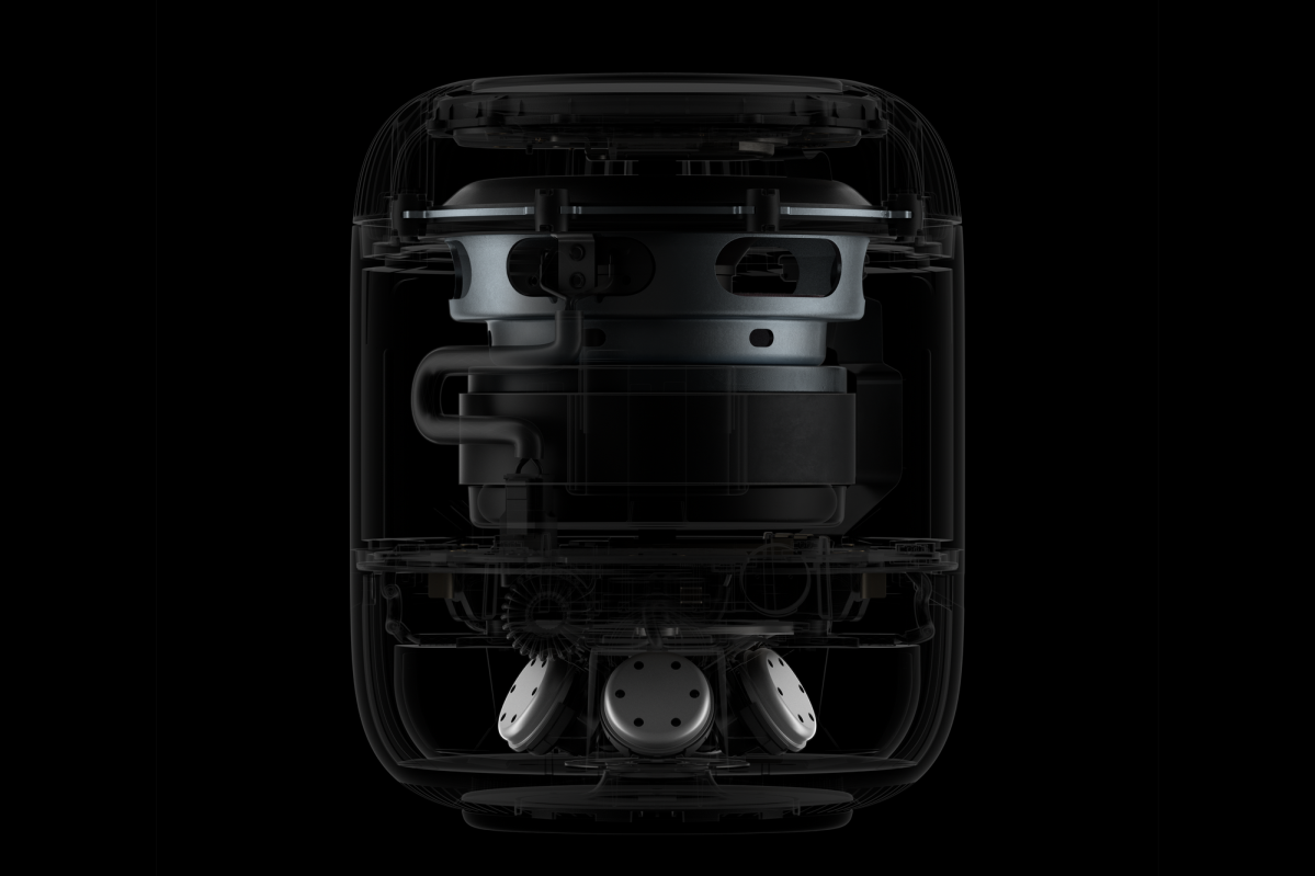 Apple HomePod (second generation) x-ray view