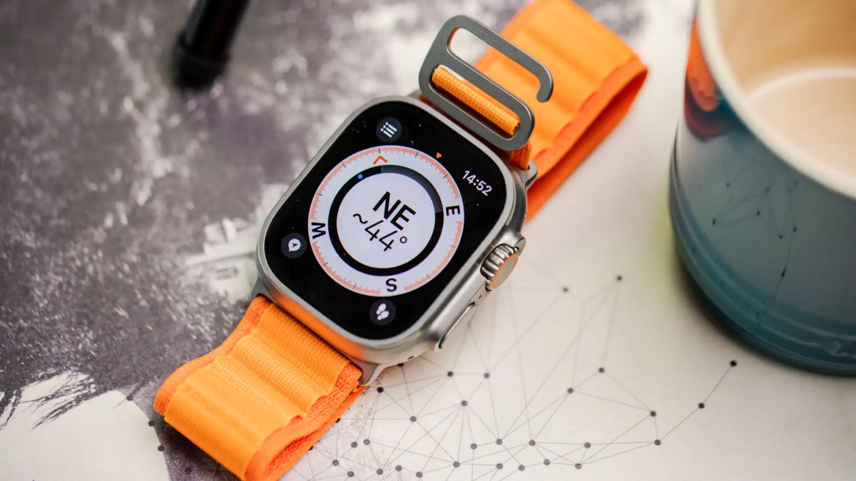 Brújula en el Apple Watch Ultra