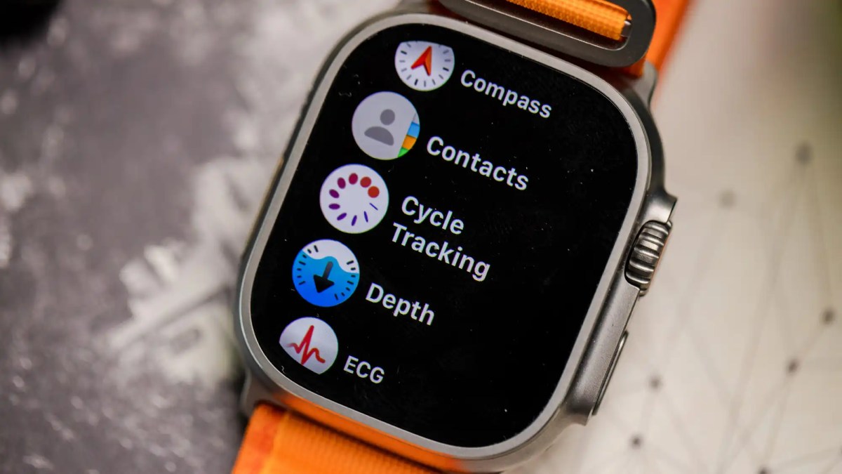 Apps en el Apple Watch Ultra