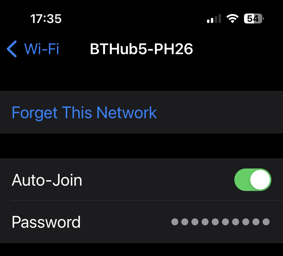 Unirse automáticamente a la red WiFi iPhone