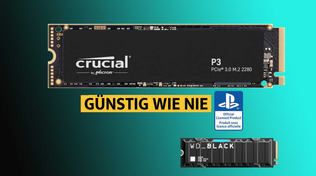 Image: Crucial-SSD mit 4 TB im Preisrutsch