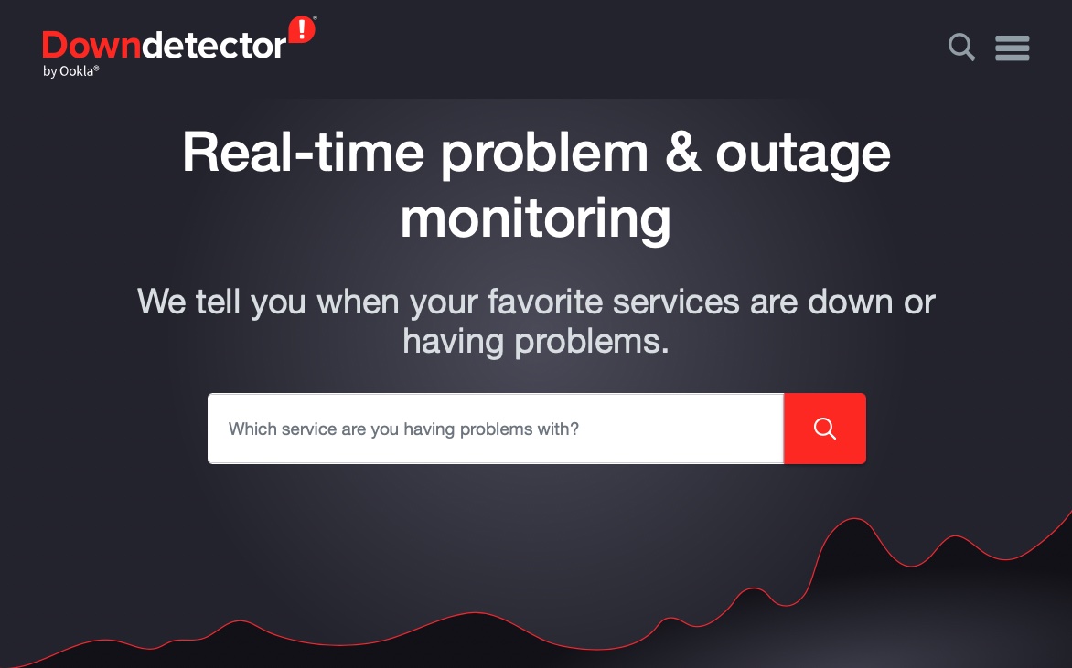 Check if broadband provider is down