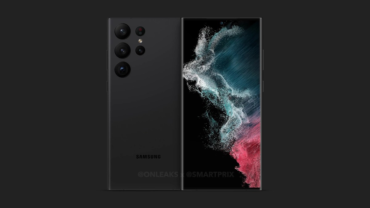 Imagen renderizada del Samsung Galaxy S23 Ultra por OnLeaks