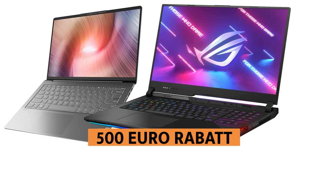 Image: Gaming-Laptop mit 500 Euro Rabatt kaufen: Notebook mit RTX 3070 Ti & weitere Laptop-Deals