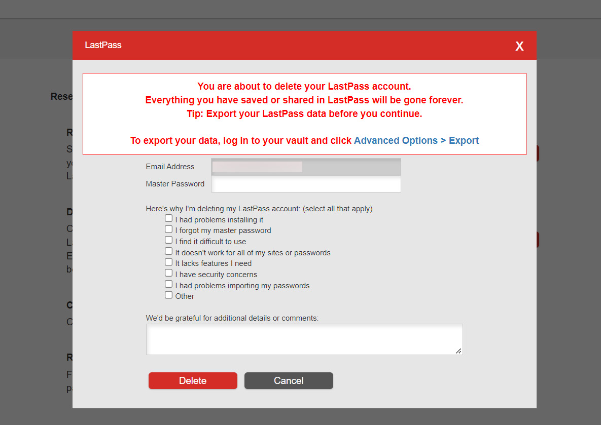 How To Export Your LastPass Passwords & Switch To An Alternative - Tech ...