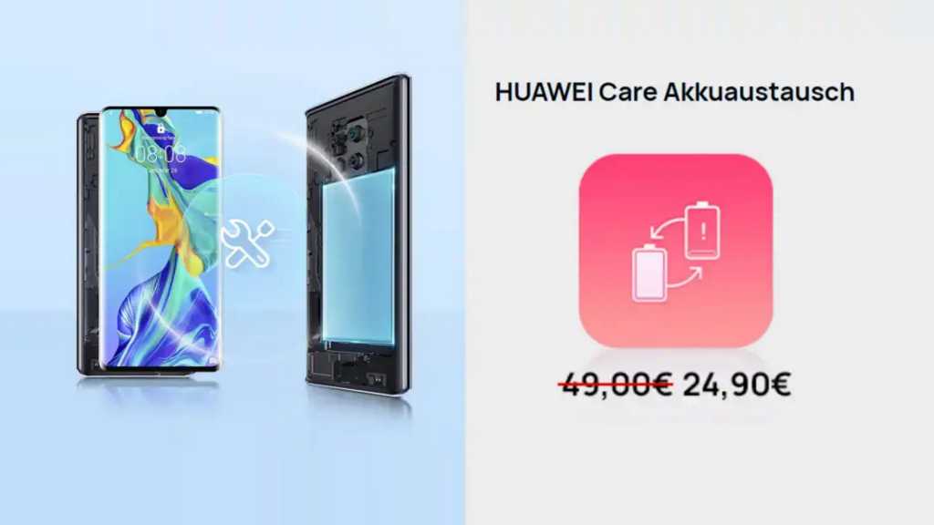 Image: Nur noch bis 15. Januar: Huawei tauscht Handy-Akkus fÃ¼r nur 24,90 Euro