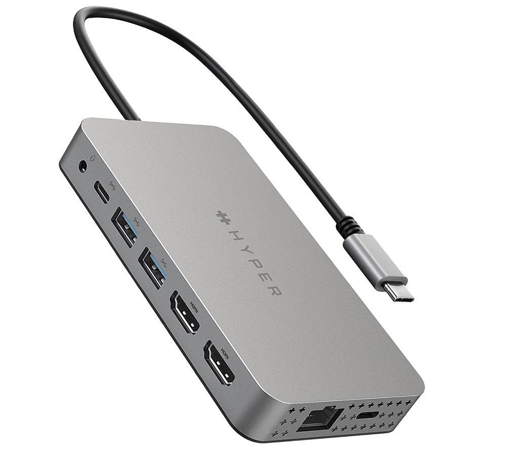 Hyperdrive Dual 4K HDMI 10-in-1 USB-C Hub