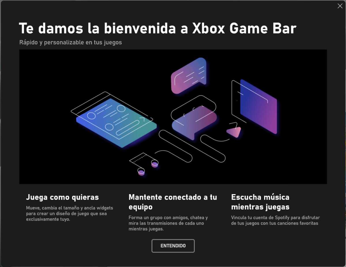 Windows 11 Xbox Game barra
