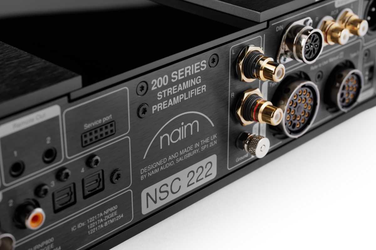 Naim NSC-222 rear panel