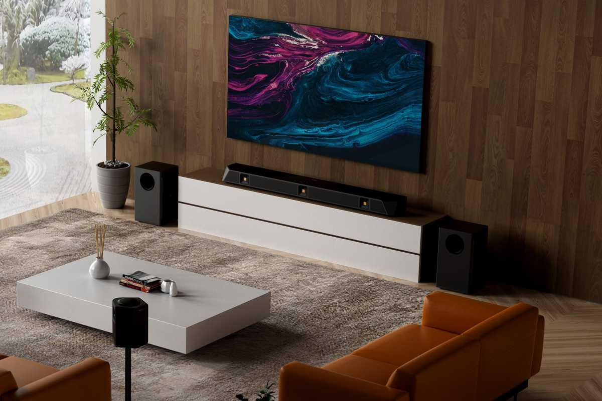 Nakamichi Dragon soundbar in living room