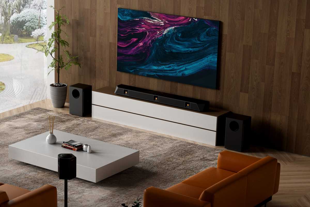 Nakamichi Dragon soundbar in living room