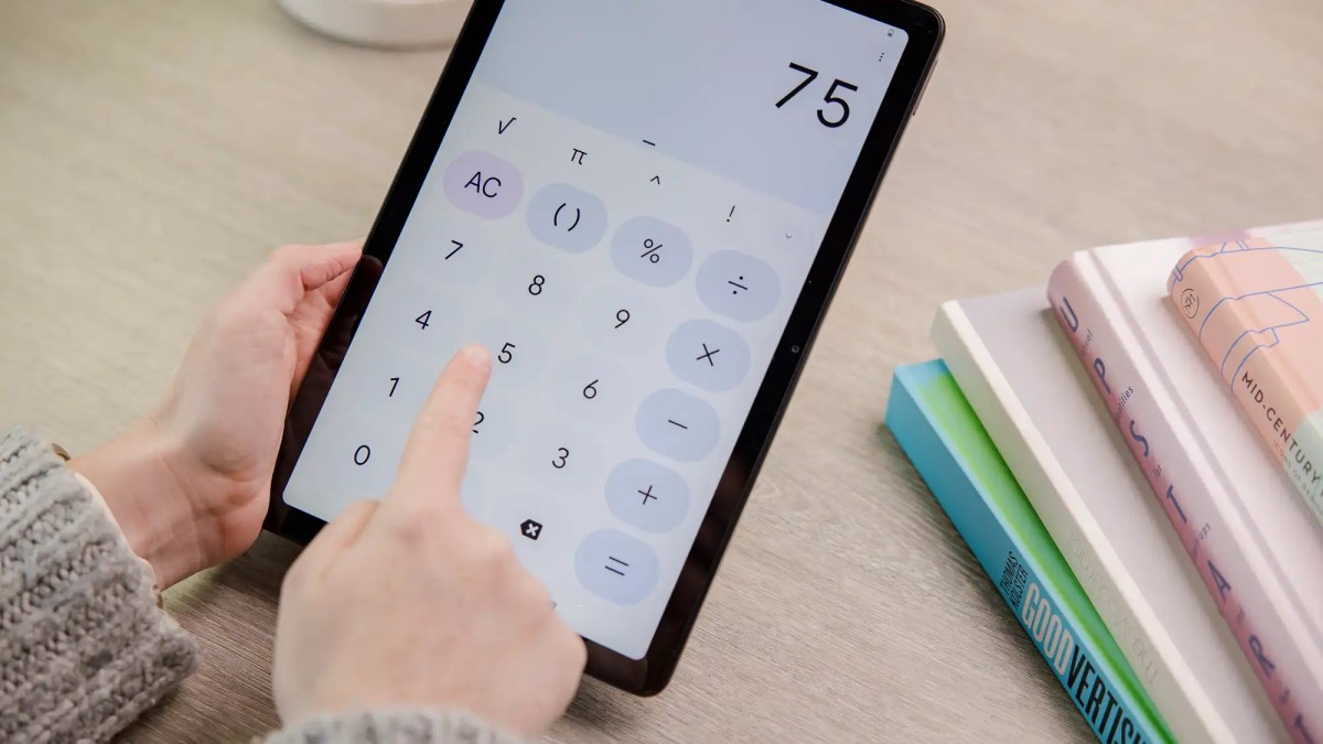 Calculadora de la tablet Nokia T21
