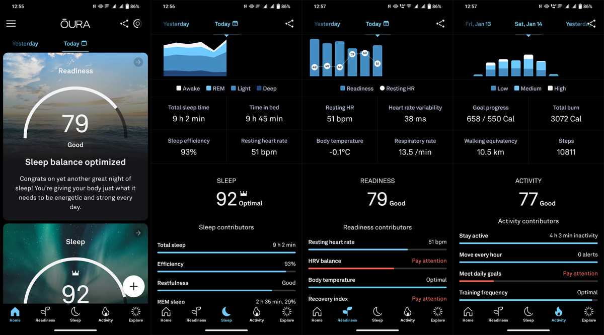 Oura app