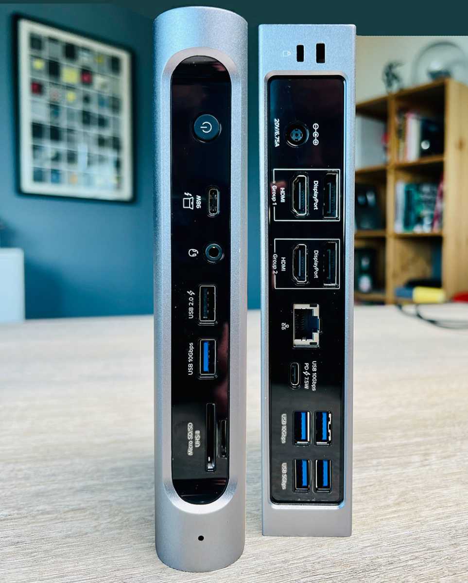 Estación de acoplamiento de pantalla cuádruple conectable Thunderbolt 4 y USB4 (TBT4-UDZ)