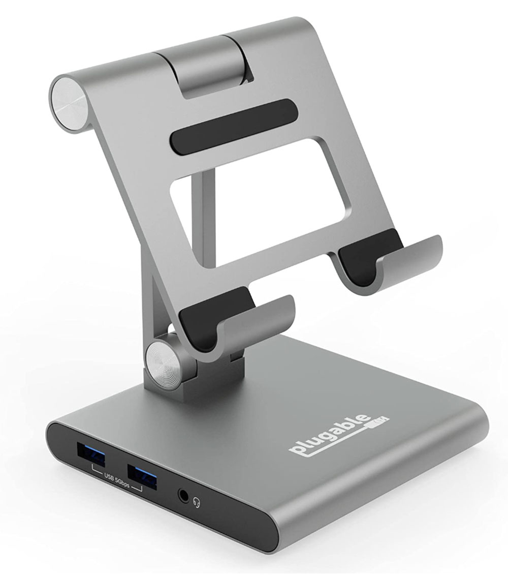  Plugable Hub USB-C 8-en-1 pour iPad avec support (UDS-7IN1) - Le plus abordable