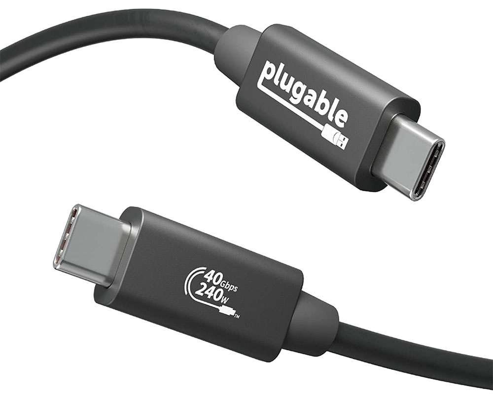 Plugable USB4 240W EPR Cable (1m)