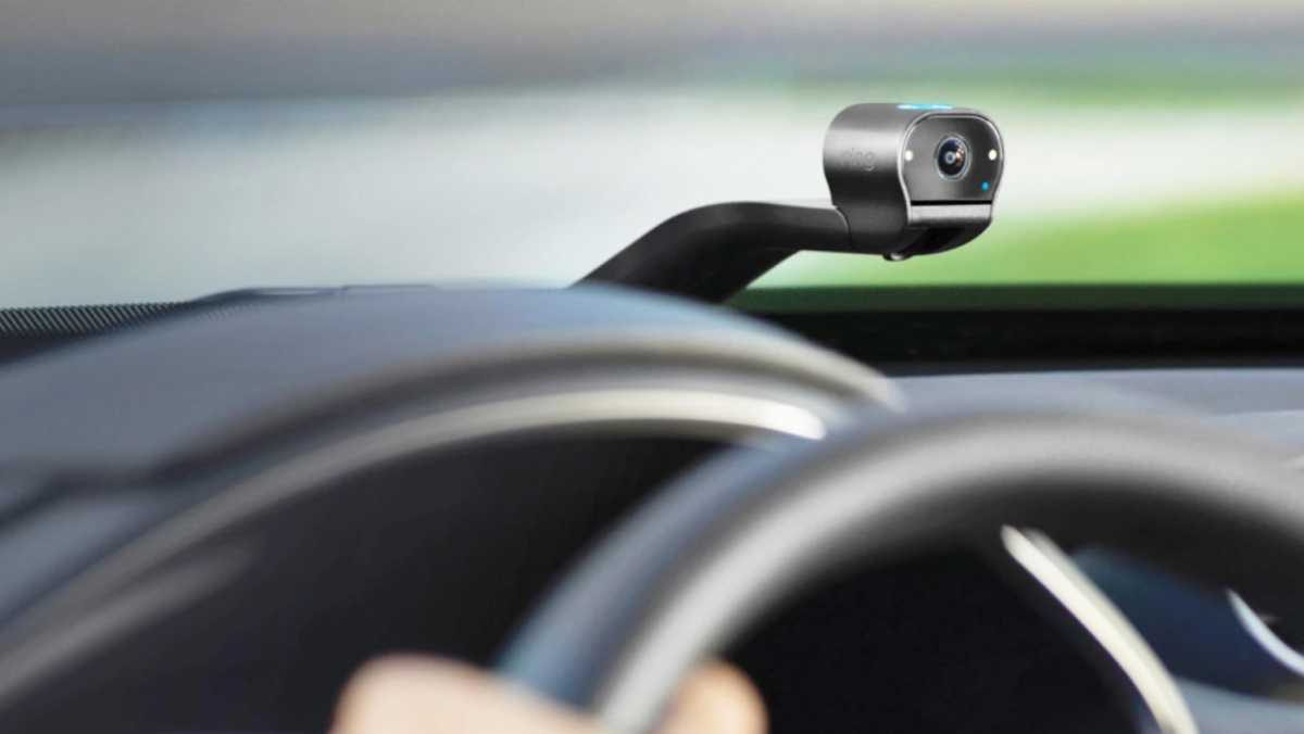 Ring Car Cam on dashboard